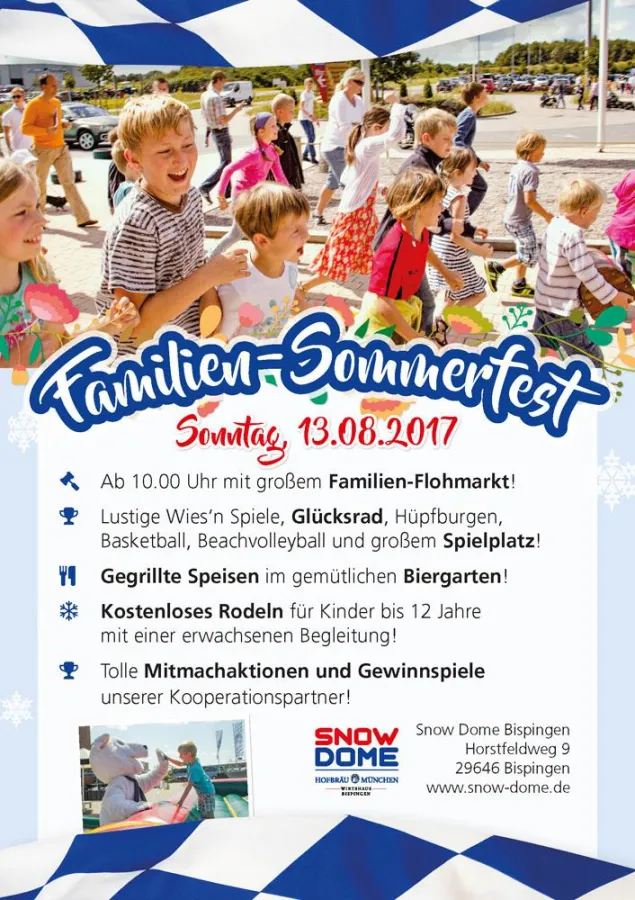 Das große Familien-Sommerfest im Snow Dome Bispingen