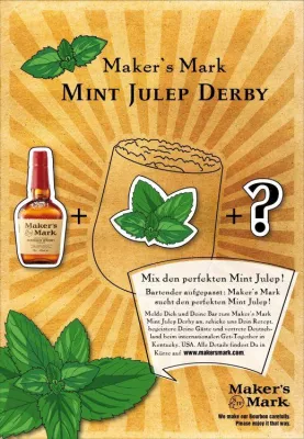 Bild: „Mix den perfekten Maker’s Mark Mint Julep!“ – Maker’s Mark startet erstes Mint Julep Derby in Deutschland
