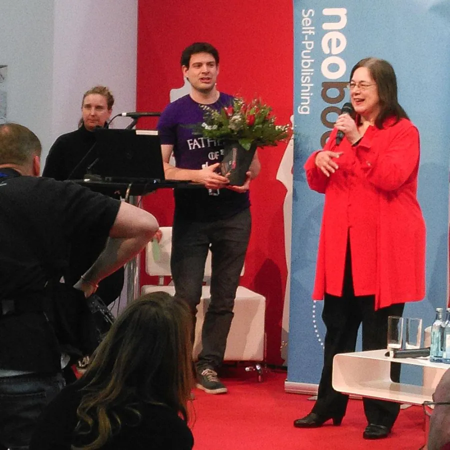 Marianne Kaindl bei Ihrer Dankesrede. Foto: Britta Schmidt