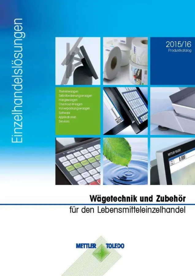 Den aktuellen Produktkatalog von METTLER TOLEDO gibt es unter www.mt.com/retail-catalog.