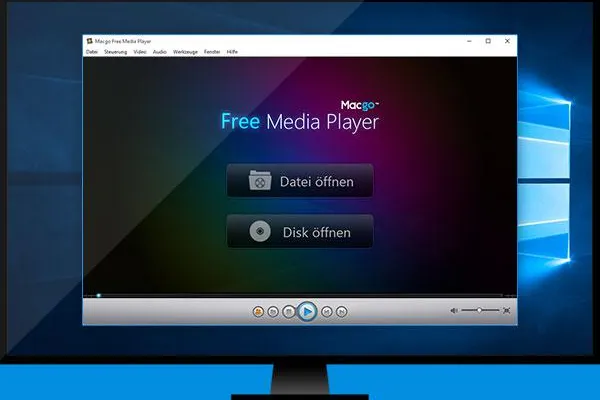 Bild: Macgo Free Media Player unterstützt DVD auf Windows 10