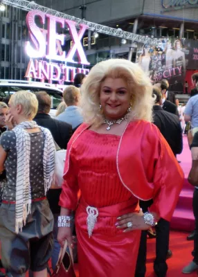 Bild: Sable C. - Botschafterin für Glamour in Berlin trifft Sex in the City Stars auf der Deutschlandpremiere