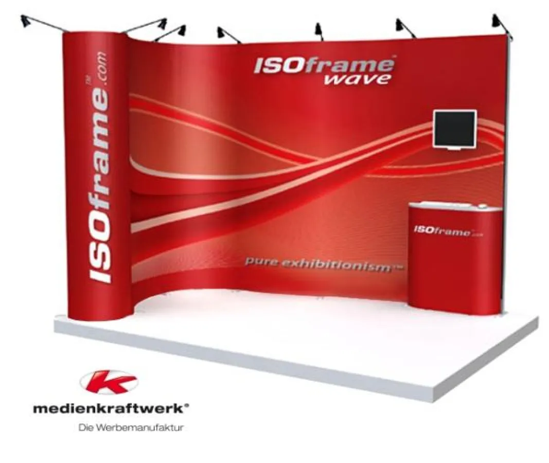 ISOframe - Der innovative Messestand von Medienkraftwerk