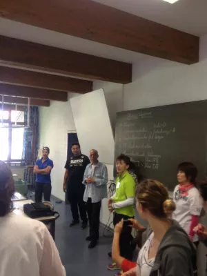 Japanische Therapie-Ausbilder zu Gast am Berufskolleg Waldenburg Bild: Japanische Therapie-Ausbilder zu Gast am Berufskolleg Waldenburg