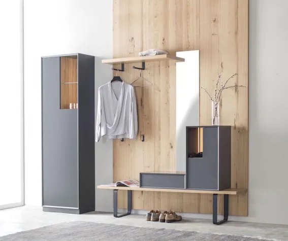 Bild: Industrial Chic: Garderobe MODO Black Edition von Sudbrock
