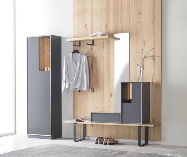 Bild: Industrial Chic: Garderobe MODO Black Edition von Sudbrock