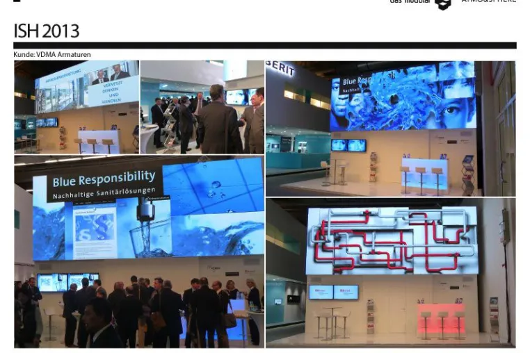 das modular und ATMO&SPHERE realisieren 3D Mapping Projektion auf ISH Frankfurt Bild: das modular und ATMO&SPHERE realisieren 3D Mapping Projektion auf ISH Frankfurt