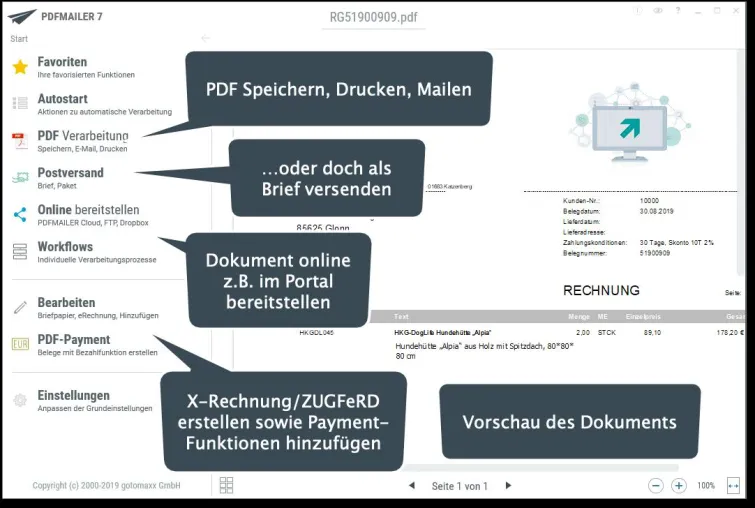 Geschäftspostversand wird zum Kinderspiel – mit nur einer Lösung: PDFMAILER 7 Bild: Geschäftspostversand wird zum Kinderspiel – mit nur einer Lösung: PDFMAILER 7