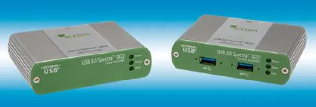 USB 3.0 Glasfaser-Verlängerung mit 100m von Icron Technologies Corp. Bild: USB 3.0 Glasfaser-Verlängerung mit 100m von Icron Technologies Corp.