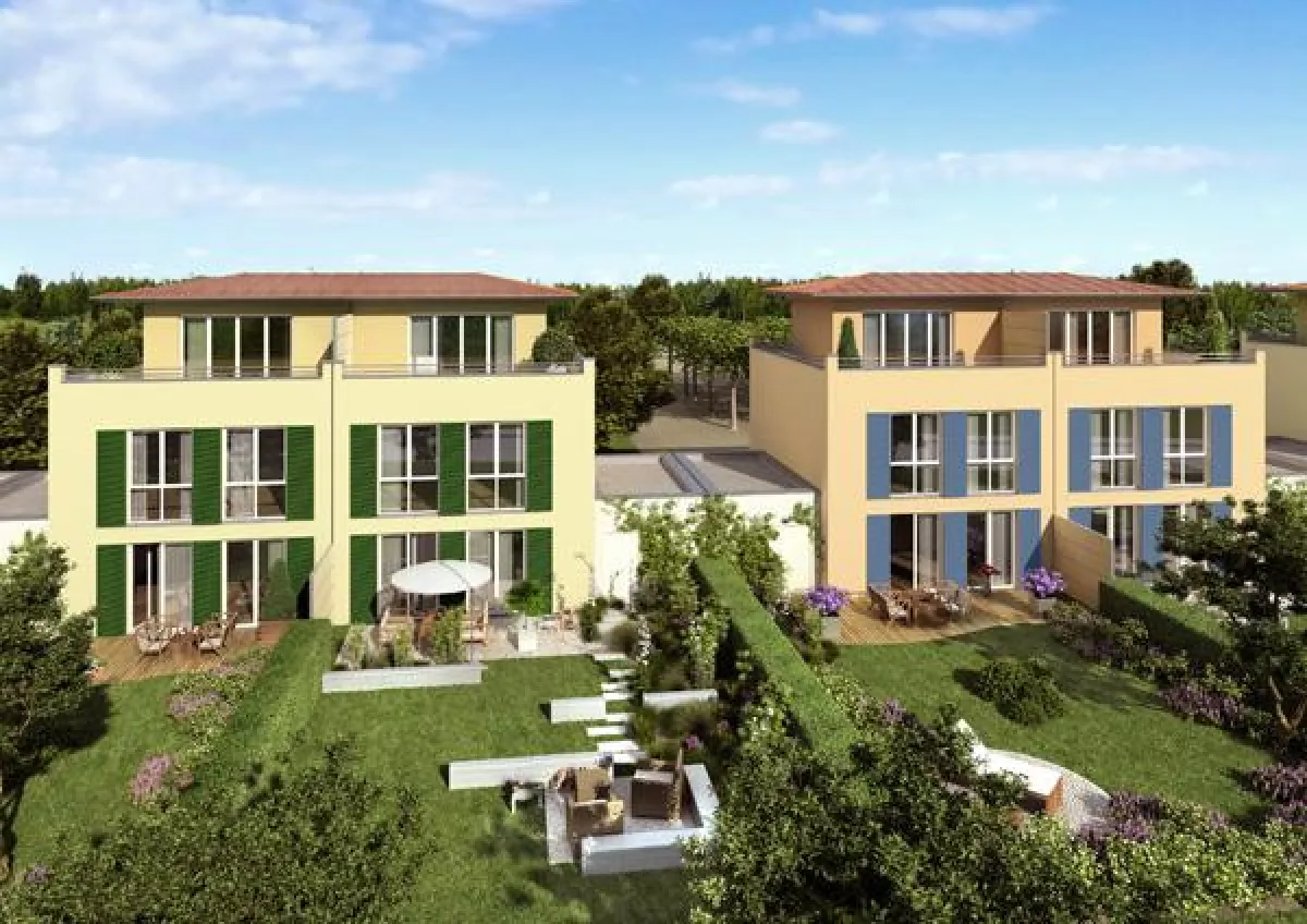 Illustration des Muster-Doppelhauses