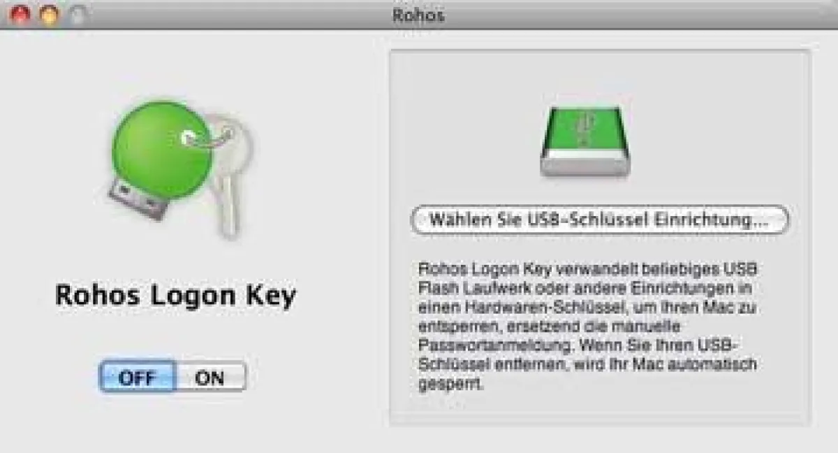 Hauptfenster des Programms