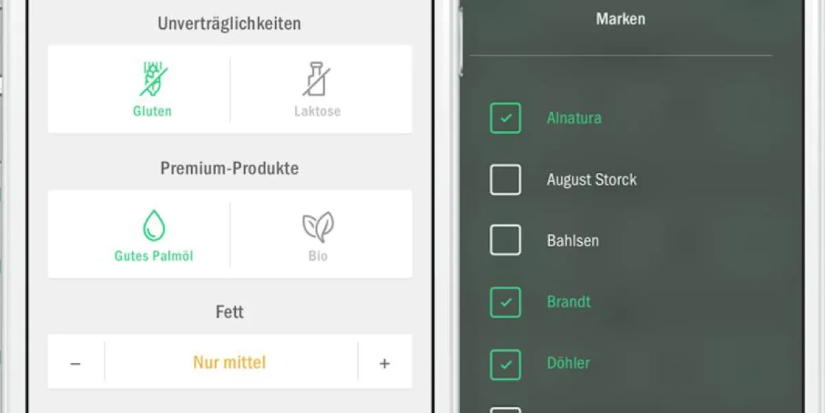 Neue Filter-Funktionen