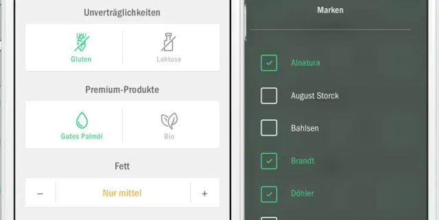 Bild: Codecheck erweitert App um Filter-Funktion