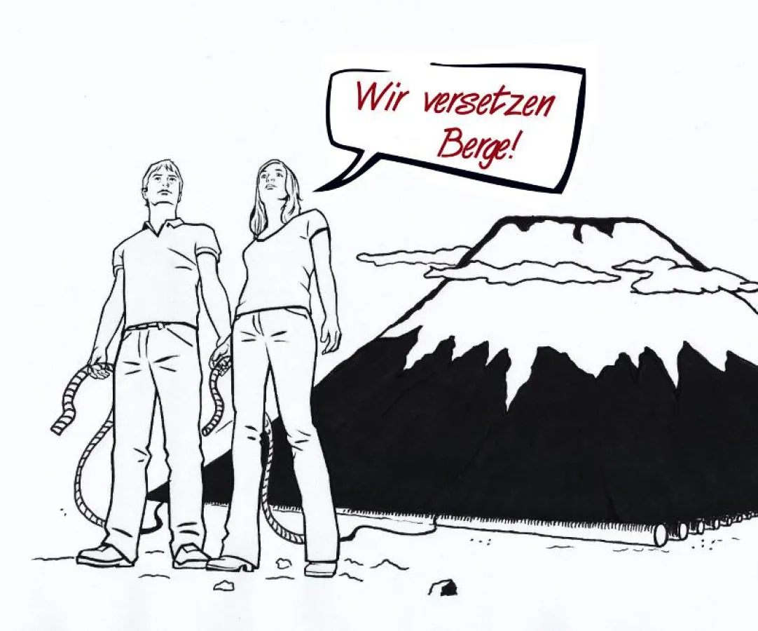 Wir versetzen Berge! Zuletzt für Toshiba auf der Chillventa.