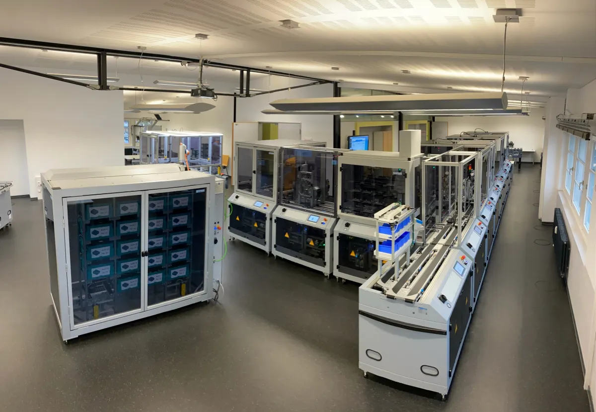 Detact in der IoT-Factory an der FH Bielefeld