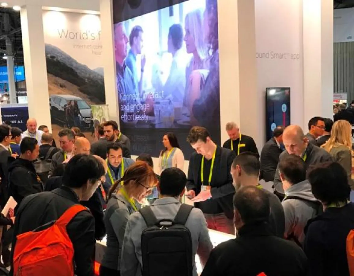 Messestand von ReSound auf der CES 2017 (Foto: ReSound)
