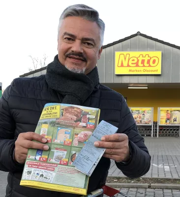 Bild: Netto nutzt für Aktion das Zeitungs-Netzwerk von salenti