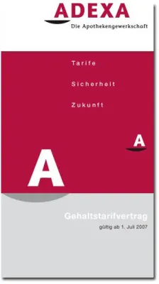 Tarifabschluss für die Angestellten in öffentlichen Apotheken: ADEXA wendet radikale Kürzungen ab Bild: Tarifabschluss für die Angestellten in öffentlichen Apotheken: ADEXA wendet radikale Kürzungen ab