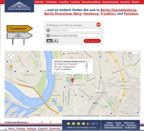 Bild: IFM Institut für Managementberatung eröffnet sein sechstes Seminarzentrum in Düsseldorf