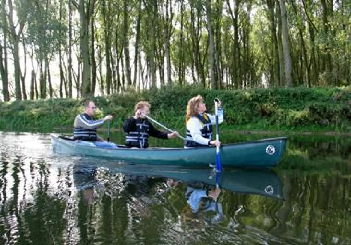 Im Kanadier gleiten zwischen Datteln und Olfen