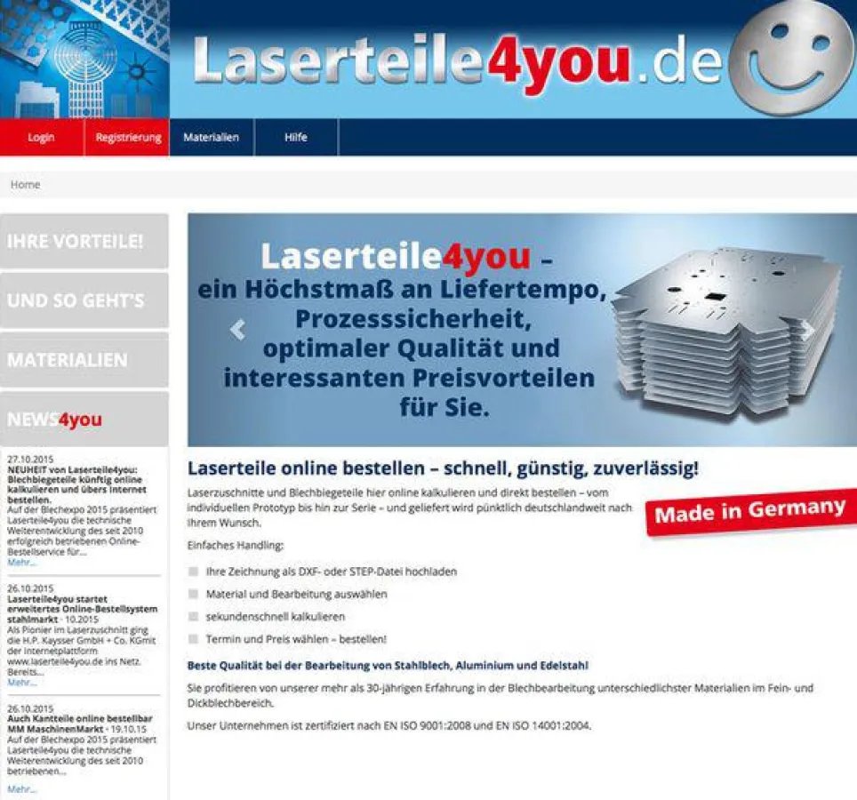 Laserteile4you.de Startseite