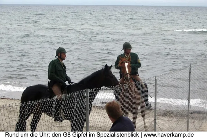 HAVERKAMP: Rund um die Uhr den G8-Gipfel im Spezialistenblick Bild: HAVERKAMP: Rund um die Uhr den G8-Gipfel im Spezialistenblick