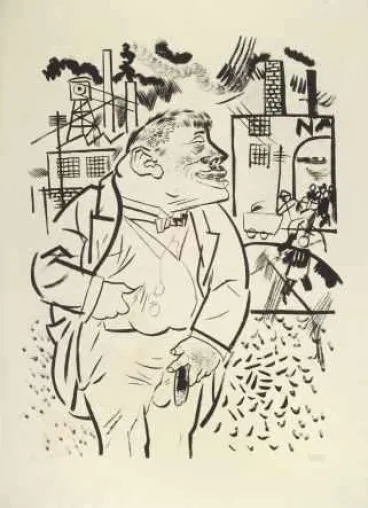 "George Grosz - Gegen den Strich" Sonderausstellung in den Städtischen Museen Heilbronn Bild: "George Grosz - Gegen den Strich" Sonderausstellung in den Städtischen Museen Heilbronn