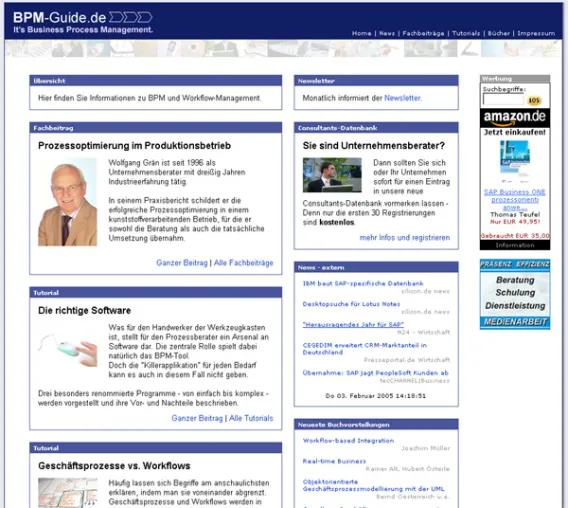 Neues Web-Magazin informiert über Geschäftsprozessmanagement Bild: Neues Web-Magazin informiert über Geschäftsprozessmanagement