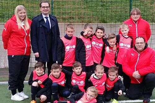 Bild: GWG sponsert Kindertrikots
