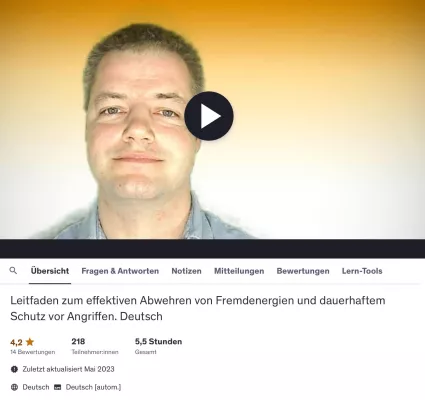 Bild: Schutz vor Flüchen & Energiemagie: Neuer Udemy-Kurs von Bestsellerautor Alexander Nastasi