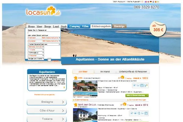 Bild: Neuer Service von Locasun: Exklusivangebote & Facebook-Seite