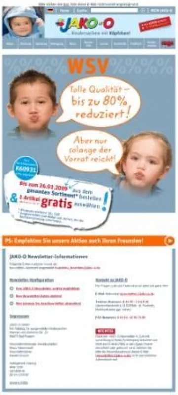 JAKO-O Newsletter