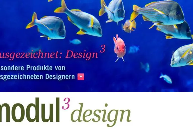 Bild: ausgezeichnet: DESiGN - August-Thema im Onlineshop modul3-design