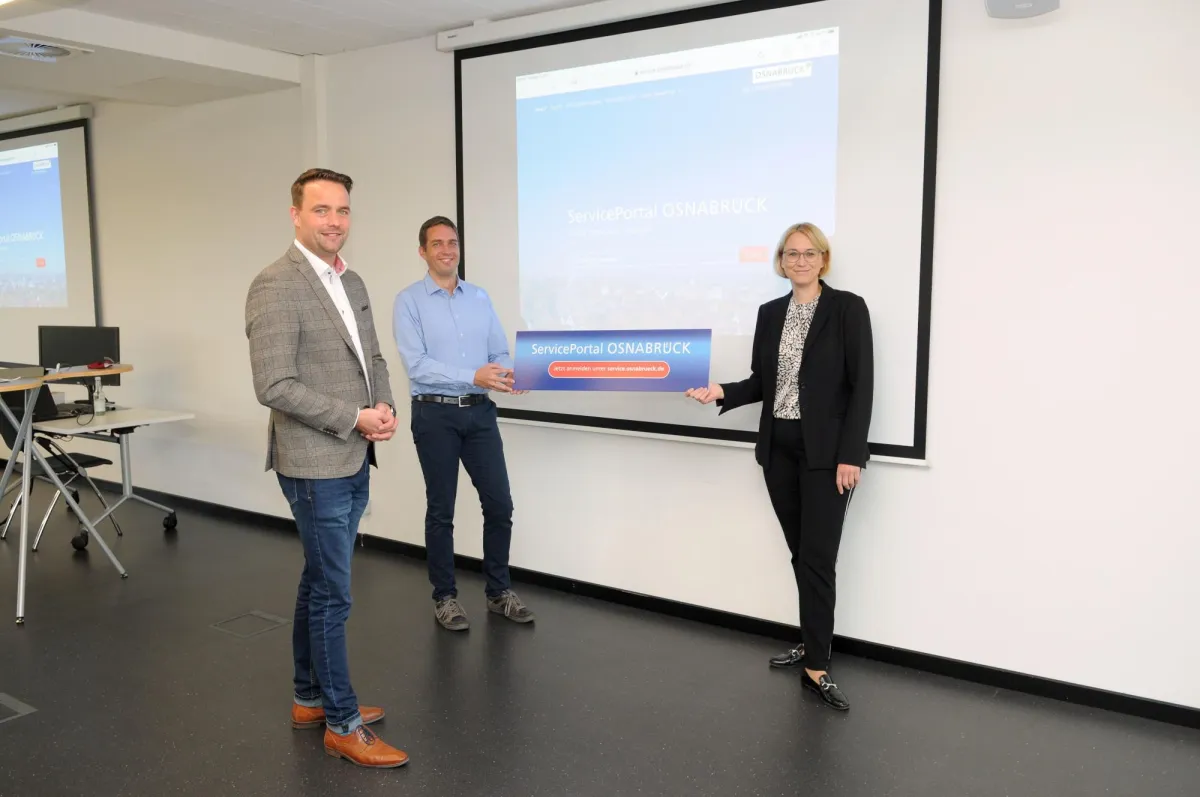 Vorstellung des ServicePortal Osnabrück  © Stadt Osnabrück, Nina Hoss