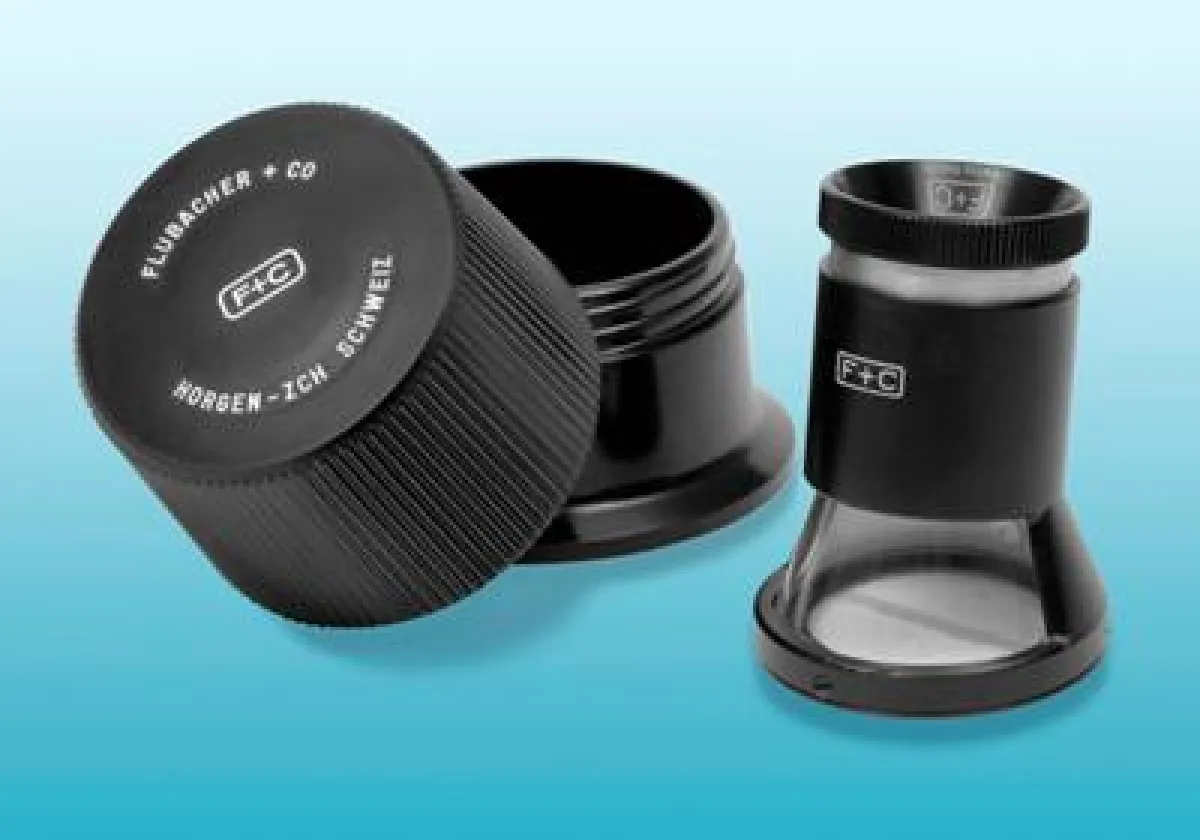 Die Messlupe mit der Chromskala