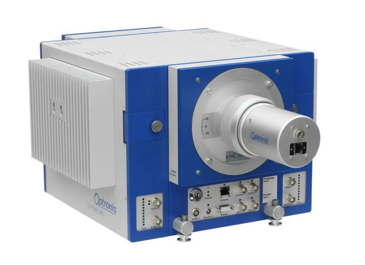 Streak Kamera OptoScope mit orthogonalen Ablenkgeneratoren.