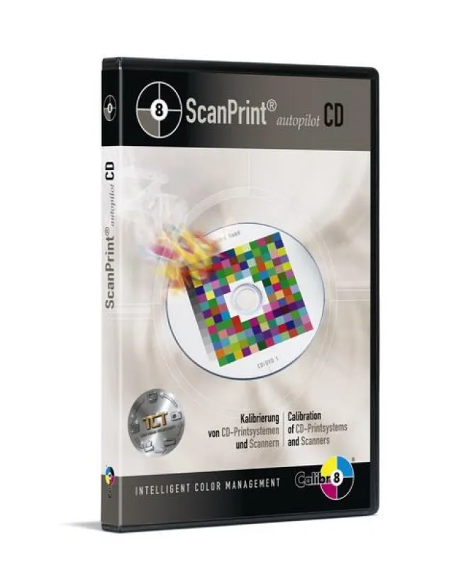 Kalibrierung für CD- und DVD-Produktionssysteme mit der neuen Software von Calibr8: ScanPrint autopilot CD