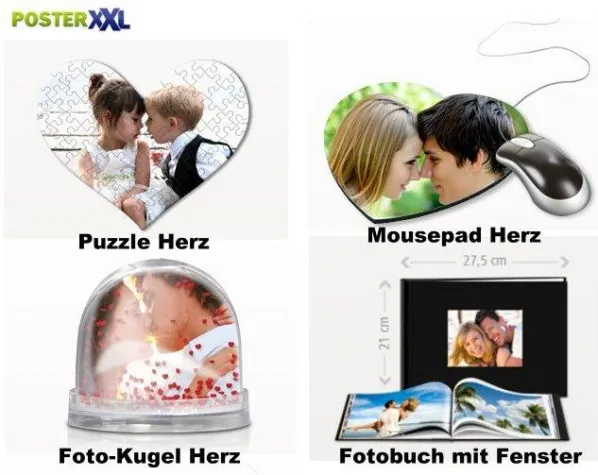 Bild: posterXXL: Wie Fotos zu romantischen Liebesgrüßen werden