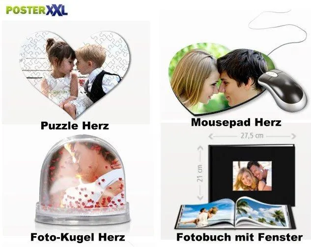 posterXXL: Wie Fotos zu romantischen Liebesgrüßen werden Bild: posterXXL: Wie Fotos zu romantischen Liebesgrüßen werden
