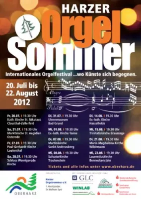 „Harzer Orgelsommer - Internationales Orgelfestival ...wo Künste sich begegnen“ Bild: „Harzer Orgelsommer - Internationales Orgelfestival ...wo Künste sich begegnen“