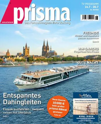 Bild: IVW II/2018: prisma legt innerhalb eines Jahres um mehr als eine Million Exemplare zu