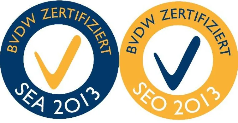 Bild: TWT mit SEO- und SEA- Qualitätszertifikat des BVDW ausgezeichnet