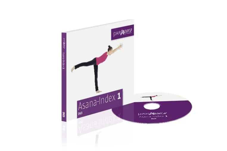 Bild: Asana Video Index im Handel: Die Yogalehrer Lalla und Vilas Turske zeichnen die 150 wichtigsten Asanas auf