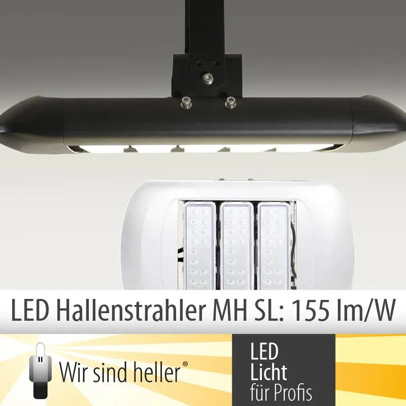 “Wir sind heller” stellt die Hallenstrahler Serie MH SL mit über 155 Lumen pro Watt vor