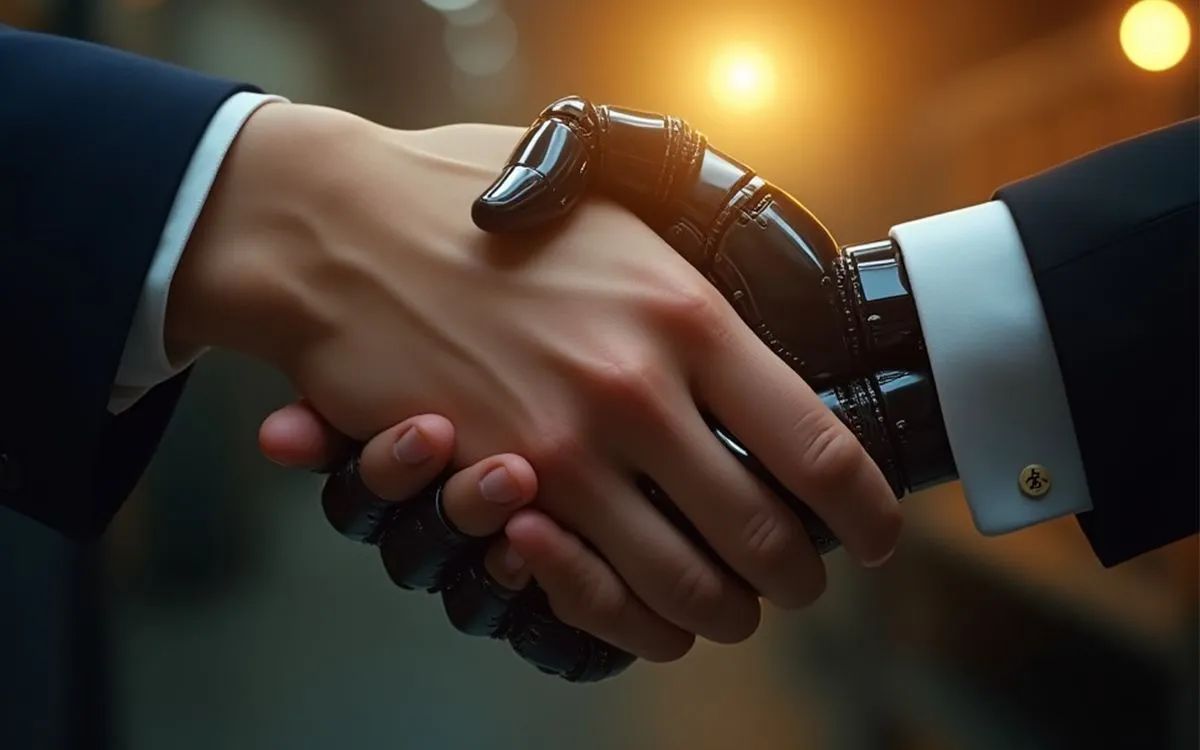 Menschliche Expertise trifft auf intelligente Technologie (© KI-generiertes Bild)
