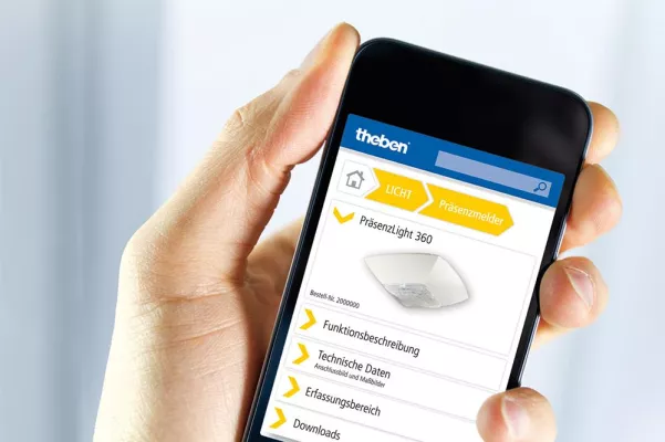 Bild: Website ToGo: Theben präsentiert mobile Website für Smartphones und Tablets