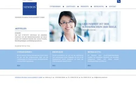 Bild: Umfassende Werbemaßnahmen für die Newbon Pharma Management GmbH
