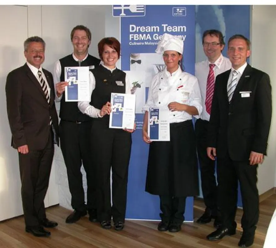 FBMA kürt Team des Lufthansa Training & Conference Center Seeheim als Dream Team Culinaire Malaysia 2011.