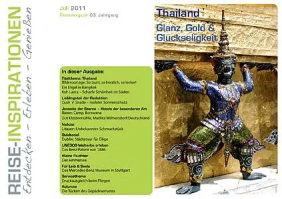 Bild: Reise-Inspirationen im Juli: Thailand – Gold, Glanz & Glückseligkeit