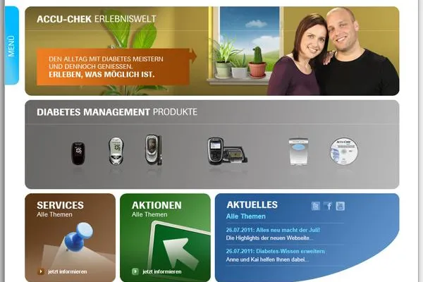 Bild: Mit Accu-Chek auf Entdeckungsreise gehen: Neustart für Diabetes-Internetportal von Roche